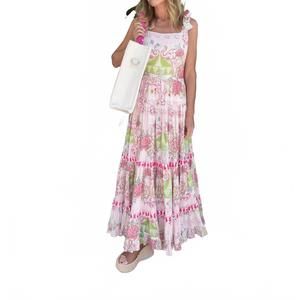 NEW VERO ALFIE magic maxi dress in multi
